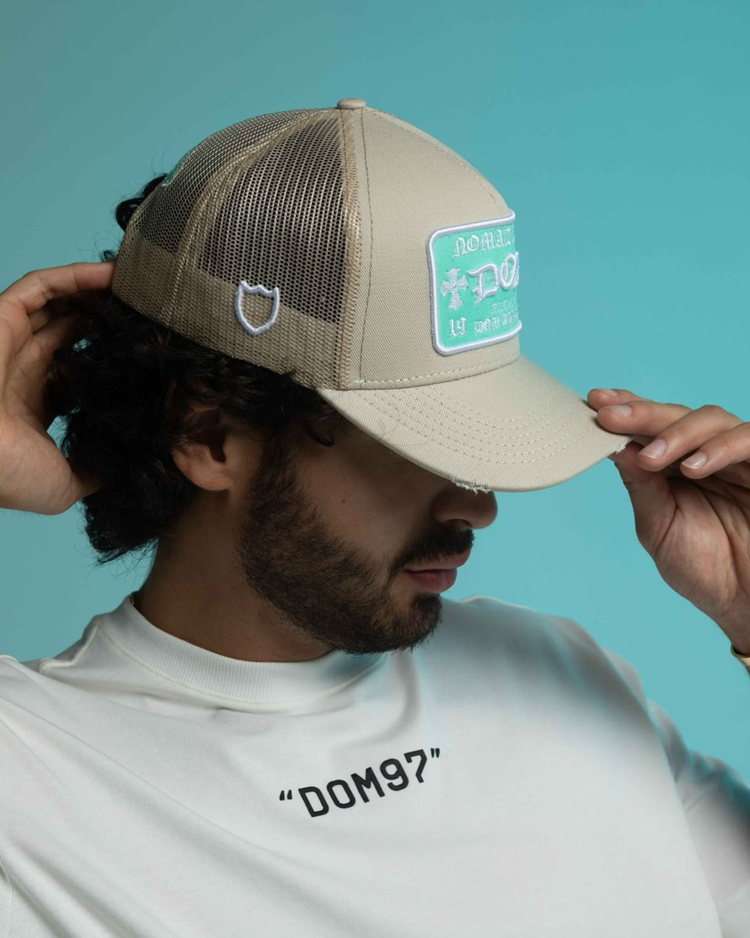 GORRA DOM APPAREL TRUCKER BEIGE