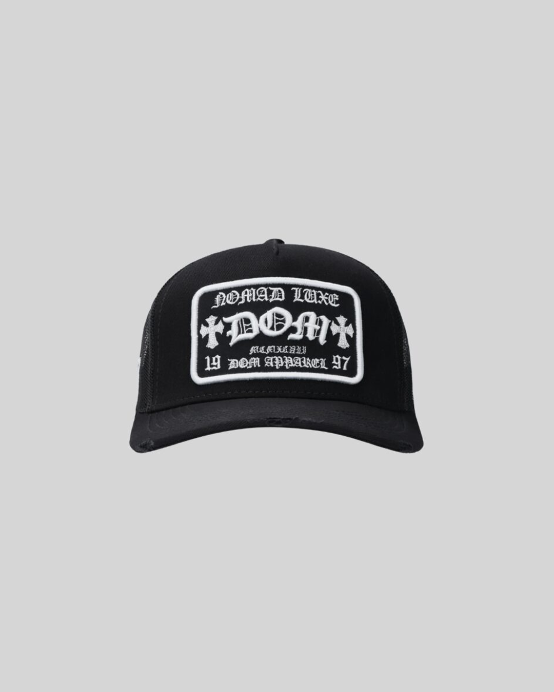 GORRA DOM APPAREL TRUCKER BLACK