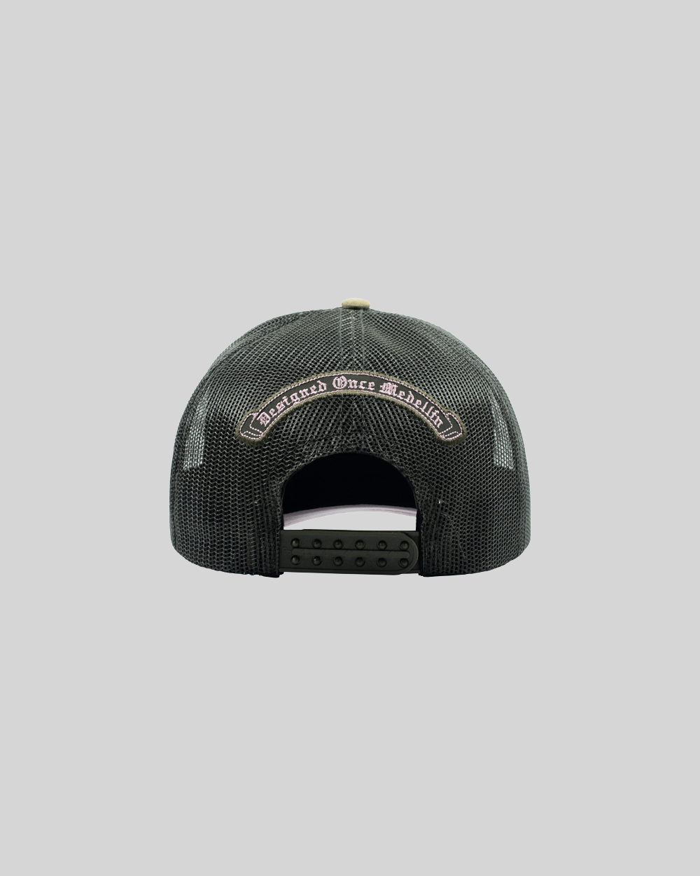 GORRA DOM APPAREL TRUCKER CAMO GREEN PINK
