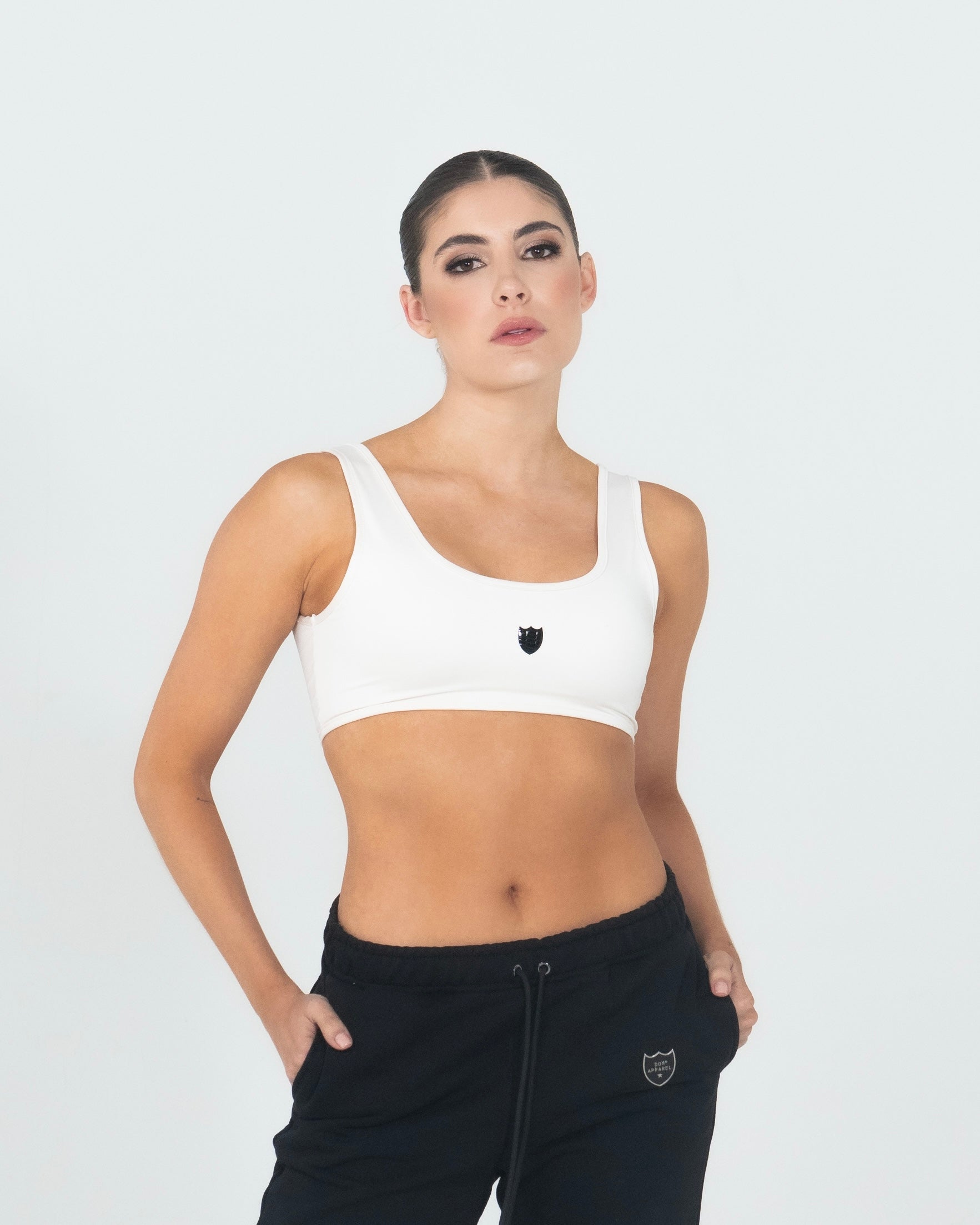 CROP TOP DOM APPAREL WHITE