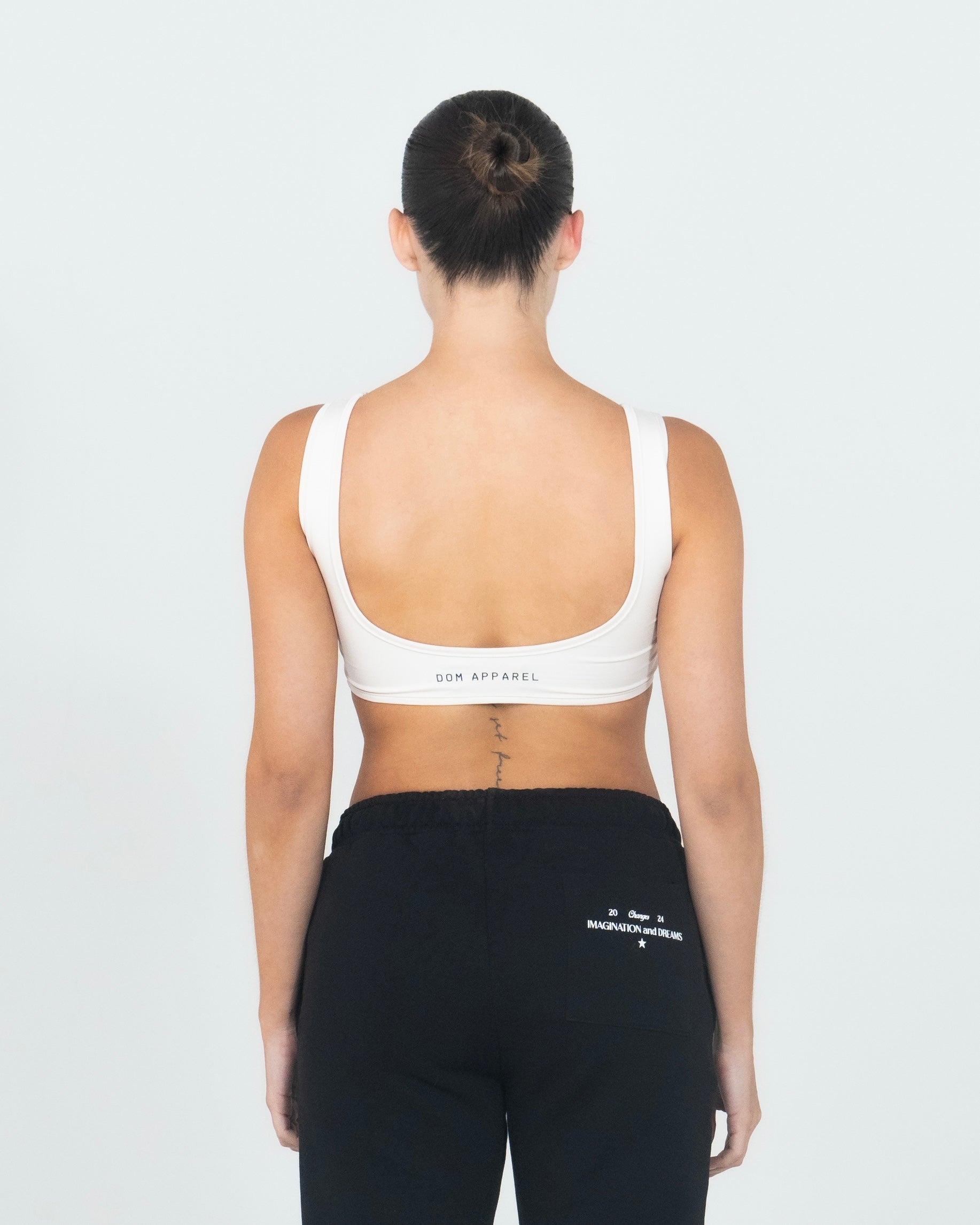 CROP TOP DOM APPAREL WHITE
