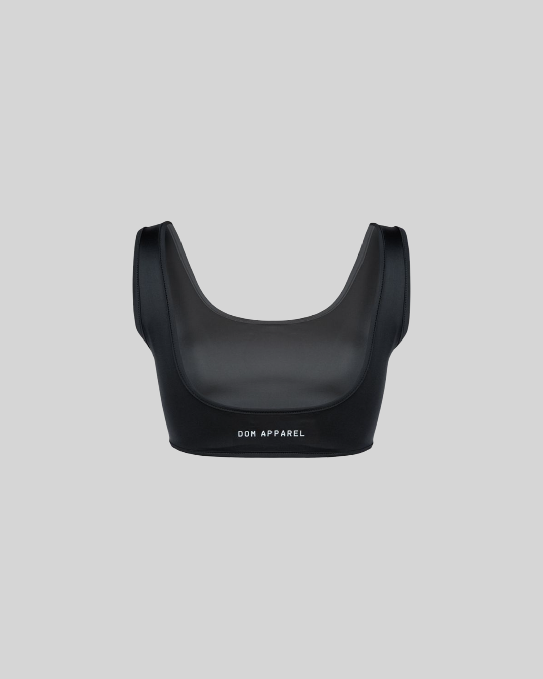 CROP TOP DOM APPAREL BLACK