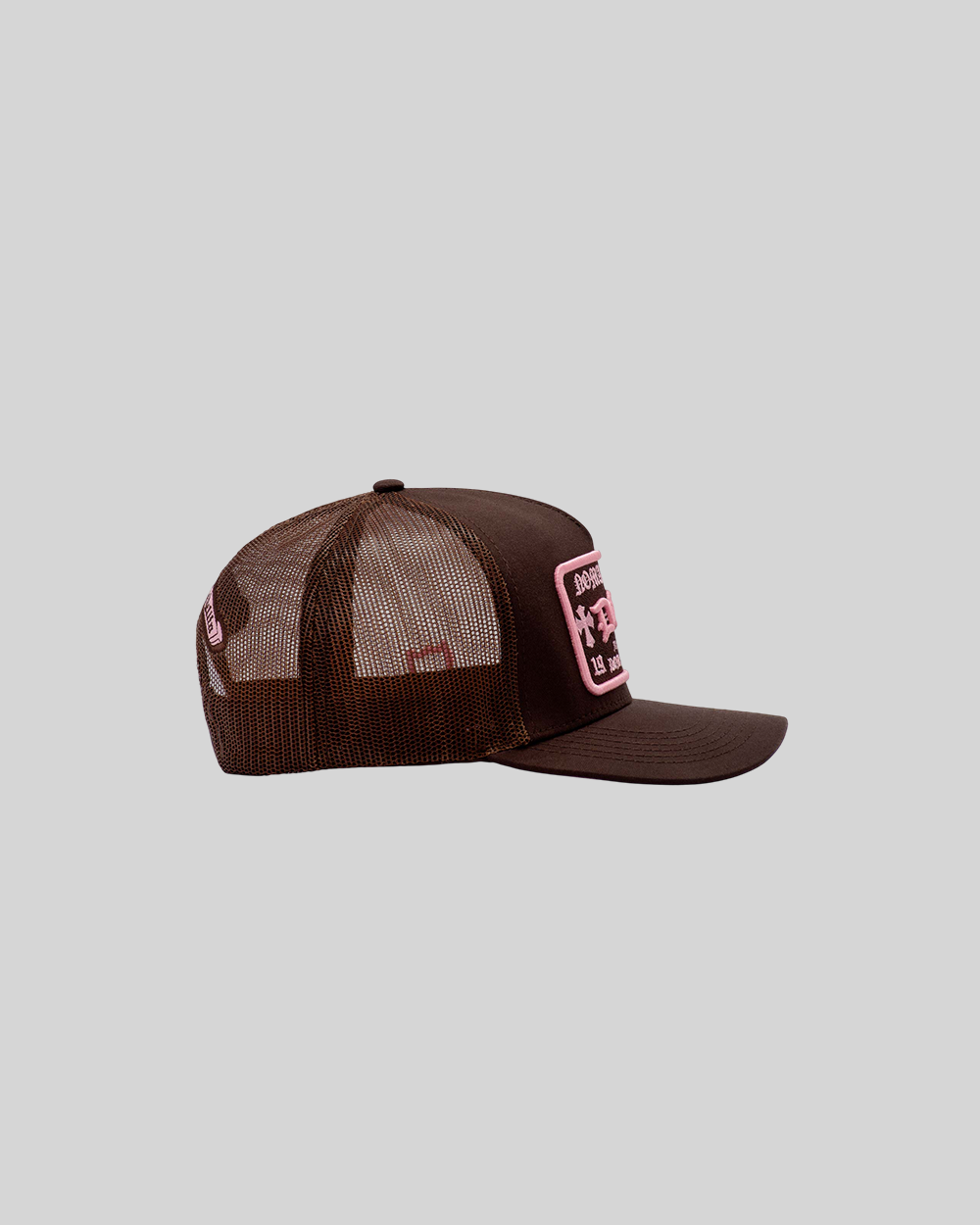 GORRA DOM APPAREL TRUCKER COFFEE PINK