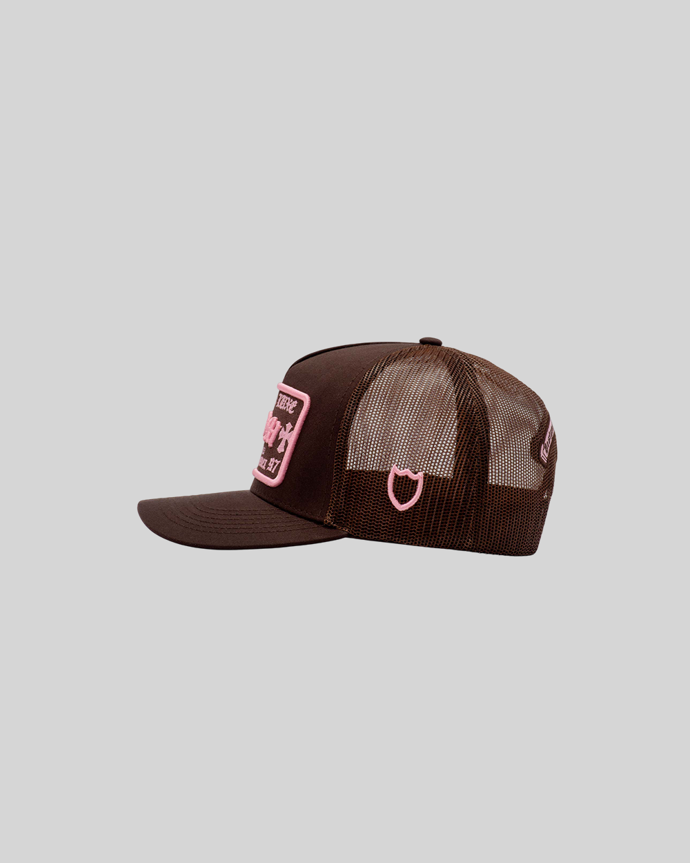 GORRA DOM APPAREL TRUCKER COFFEE PINK