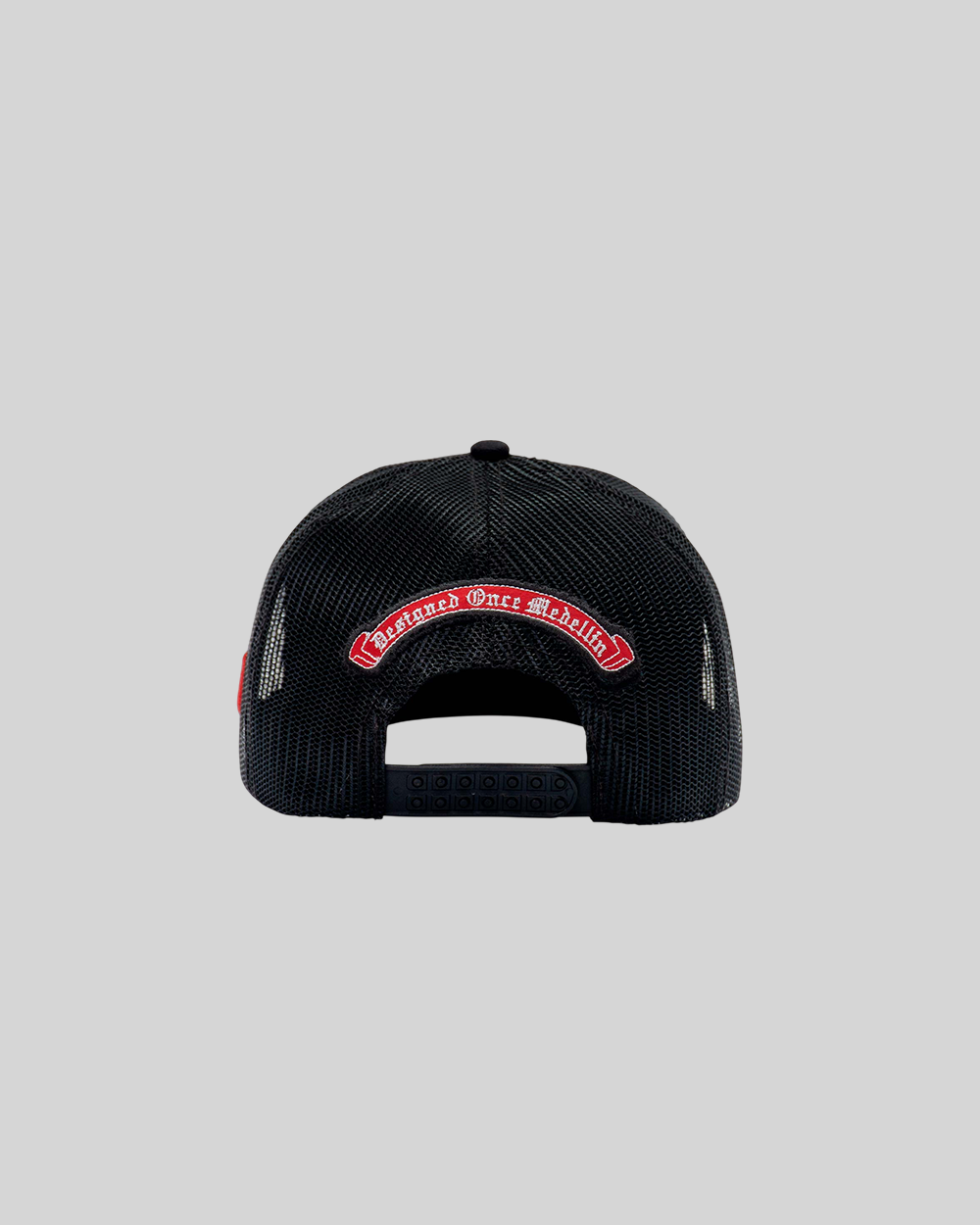 GORRA DOM APPAREL TRUCKER BLACK RED