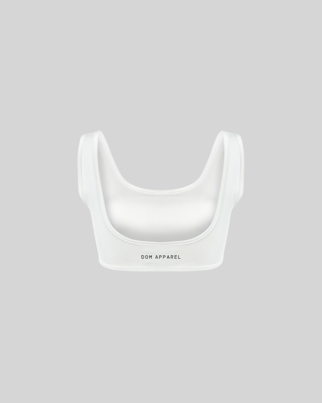 CROP TOP DOM APPAREL WHITE