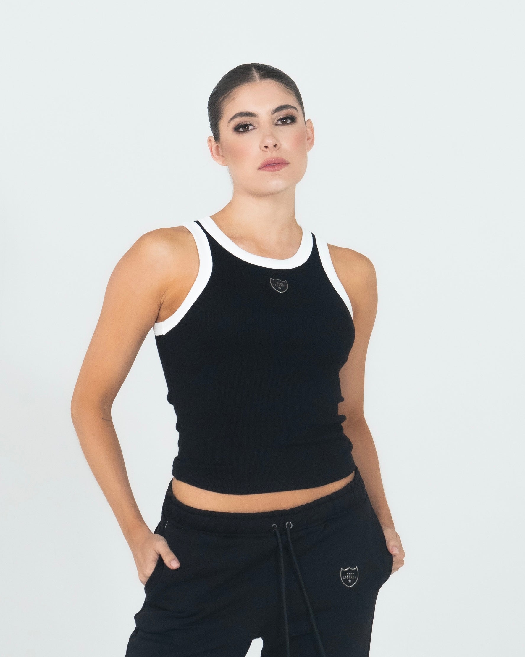 TANK TOP DOM APPAREL BASIC BLACK