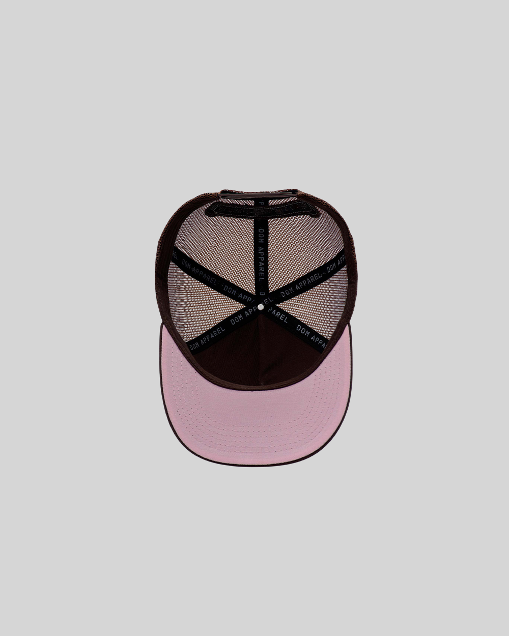 GORRA DOM APPAREL TRUCKER COFFEE PINK