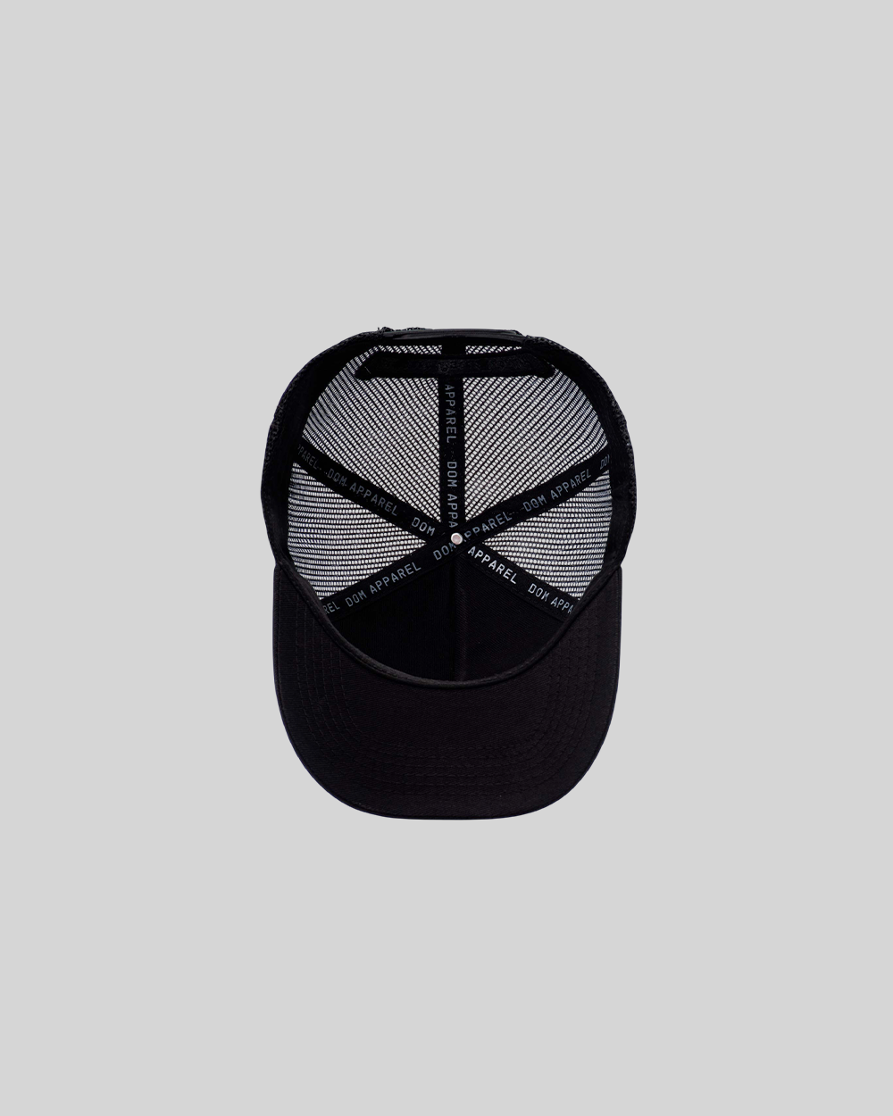 GORRA DOM APPAREL TRUCKER BABY BLUE